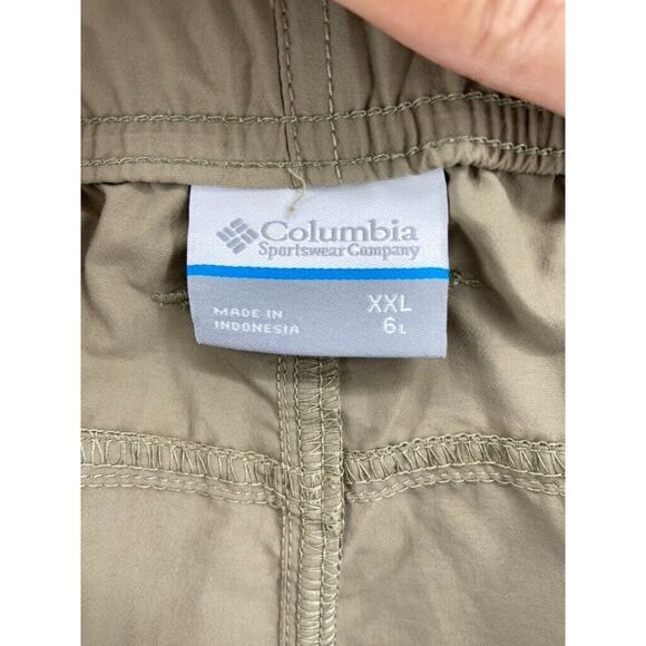 NWT Columbia Shorts Womens Sz XXL 2XL Khaki Sandy River Water Cargo UPF 50 Belt - Picture 14 of 16